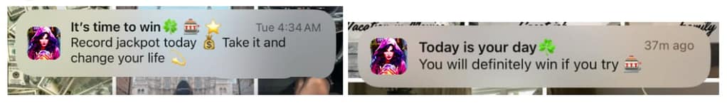 Пуши для гемблинга